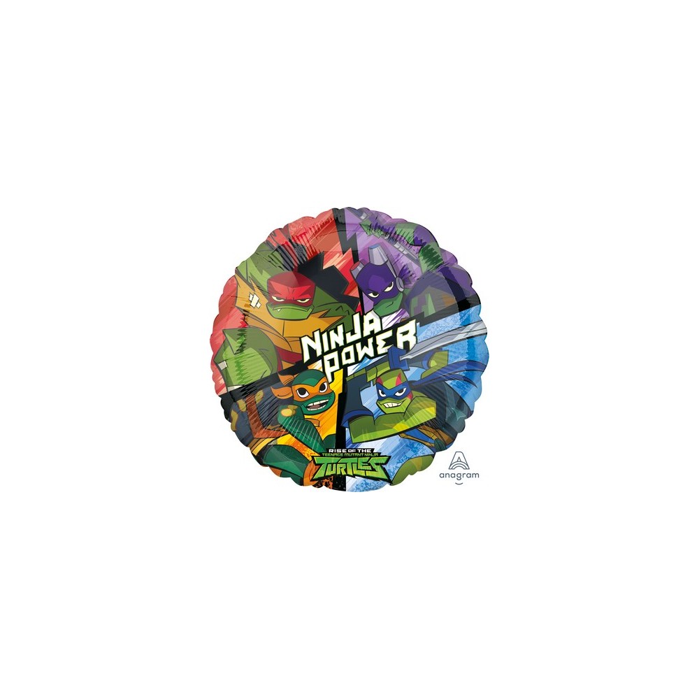 Tartarughe Ninja Pallone foil Standard 17"- 43 cm