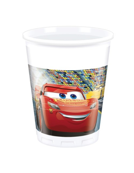 Cars 3 Bicchieri di plastica 200 ml ECO