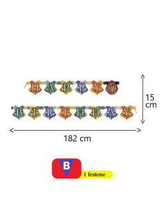 Harry Potter Festone snodabile Happy Birthday 182x15 cm 2