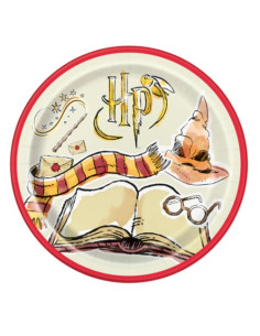 Harry Potter Piatti di carta 23 cm ECO
