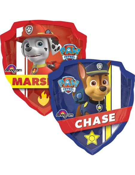 Paw Patrol - Palloncino foil Minishape 26x29 cm