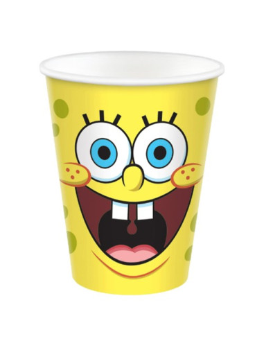 SpongeBob Bicchieri di carta 266 ml ECO