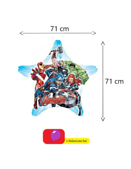 Avengers Palloncino foil 28"- 71 cm