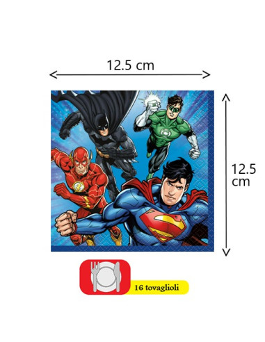 Justice League - Tovaglioli di carta da buffet...