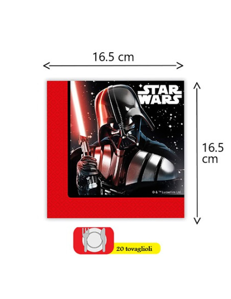Star Wars - Tovaglioli di carta 33x33 cm