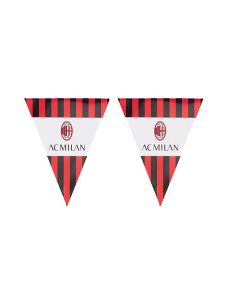 Milan Festone bandierine triangolari in plastica 295x18 cm