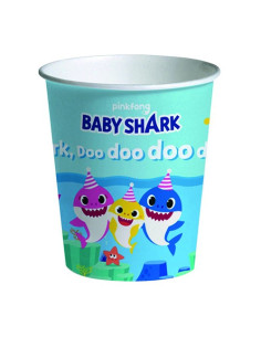 Baby Shark Bicchieri di carta 250 ml ECO