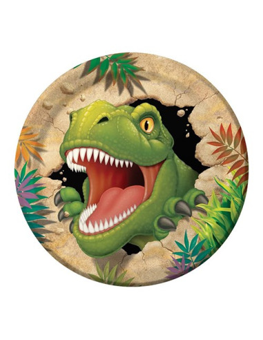 Dinosauri Dino Blast - Piatti di carta 23 cm