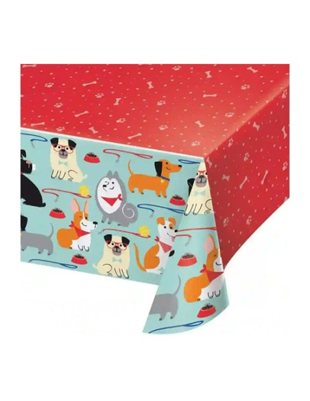 Dog Party - Tovaglia di plastica 137x259 cm