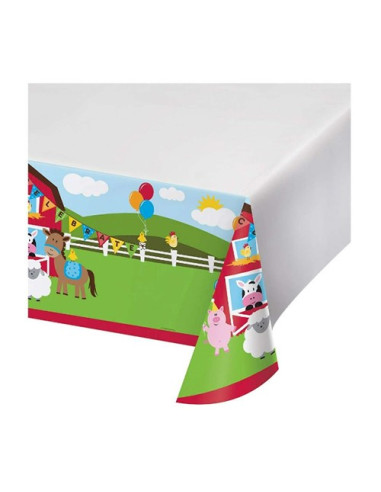 Fattoria Farmhouse Fun - Tovaglia di plastica...