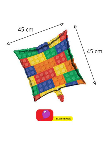 Block Party Palloncino foil 18"- 45 cm