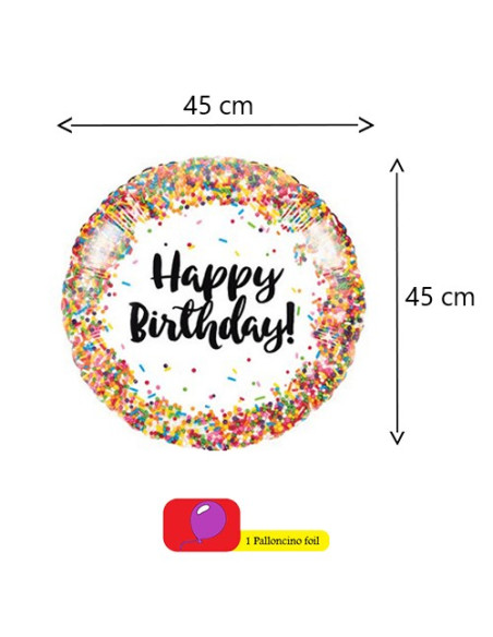 Codette Sprinkles - Palloncino foil 18"- 45 cm