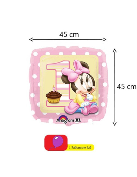 Baby Minnie Palloncino foil 18"- 45 cm
