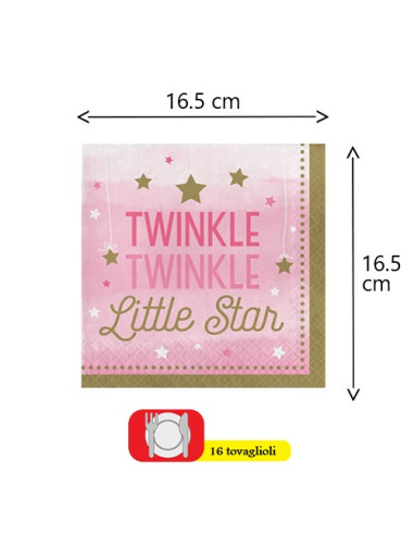 One Little Star Girl - Tovaglioli di carta...
