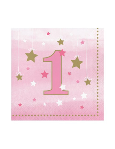 One Little Star Girl - Tovaglioli di carta da...