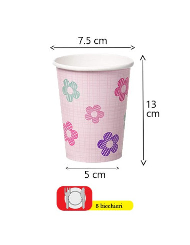 One is Fun girl - Bicchieri di carta 266 ml