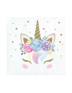 Unicorno Baby Tovaglioli di carta da buffet 25x25 cm