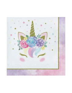 Unicorno Baby Tovaglioli di carta 33x33 cm