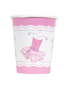 Pink Ballerina Bicchieri di carta 266 ml