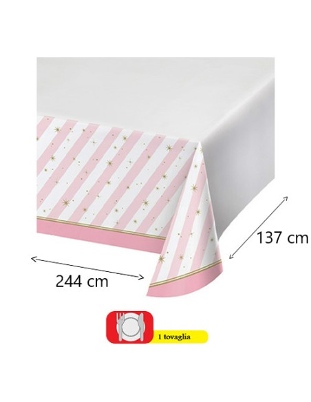 Twinlke Toes Ballerina Tovaglia di plastica 137x244 cm