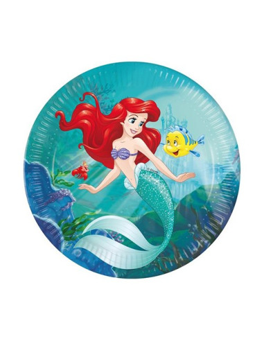 Ariel la Sirenetta Piatti di carta 23 cm