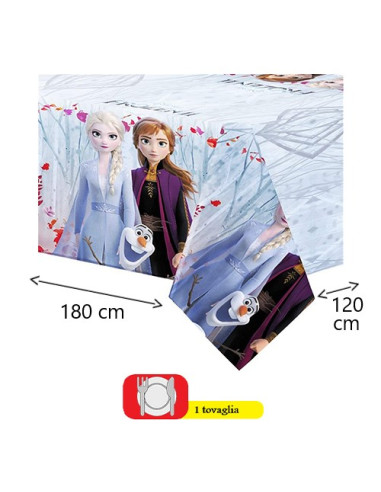 Frozen II - Tovaglia di plastica 120x180 cm