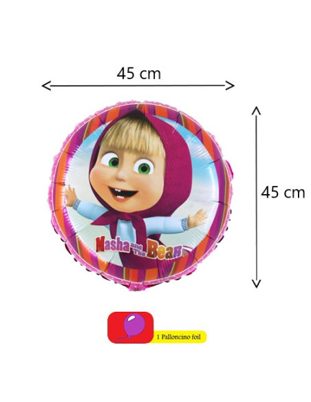 Masha e Orso Palloncino foil 18"- 45 cm