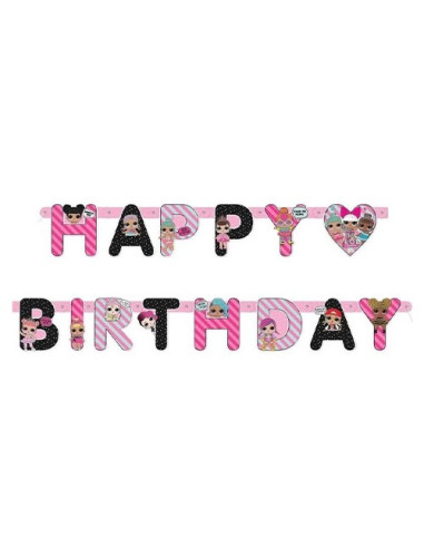 LOL Surprise - Festone snodabile Happy Birthday...