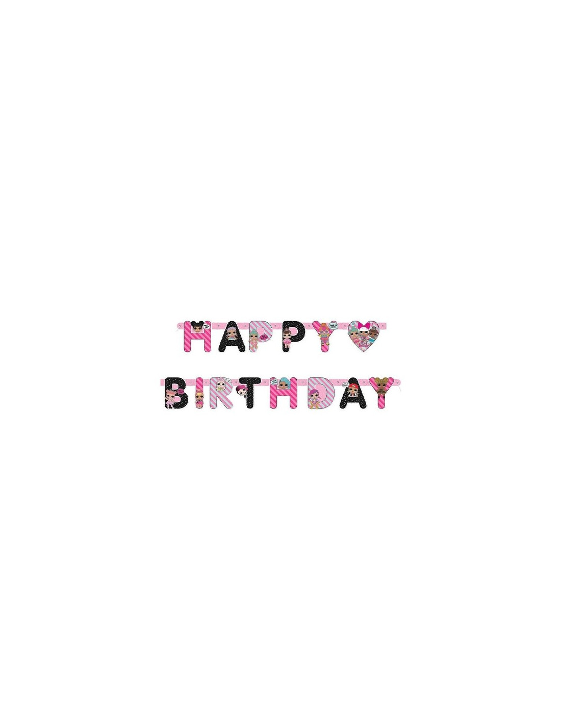 Dolce Fiesta FESTONE HAPPY BIRTHDAY MULTICOLOR