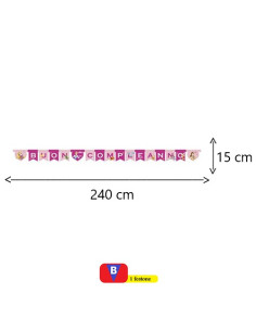 Princess Dreaming Festone snodabile Buon Compleanno... 2