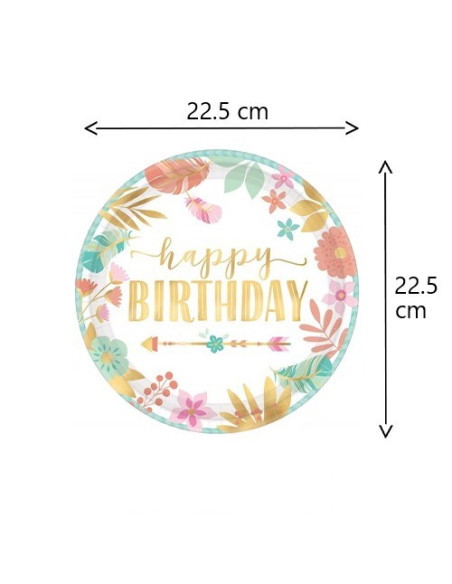 Boho Birthday Girl - Set festa Super risparmio