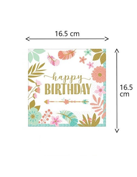 Boho Birthday Girl - Set festa Super risparmio