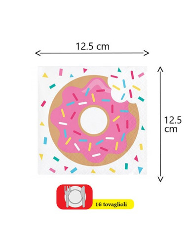 Ciambelle Donut - Tovaglioli di carta da...