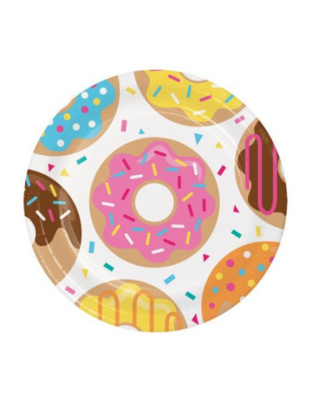 Ciambelle Donut Piatti di carta 23 cm