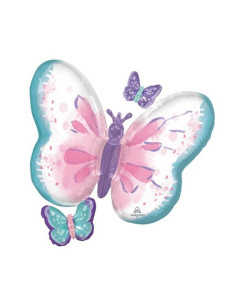 Farfalle Butterfly Palloncino foil Supershape 73 x 71 cm