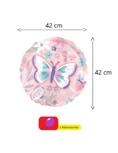 Farfalle Butterfly Palloncino foil Standard 17"- 42 cm 2
