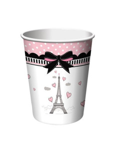 Party in Paris Bicchieri di carta 266 ml