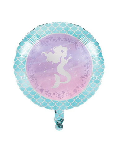 Sirena Mermaid Shine - Pallone foil 18"- 45 cm