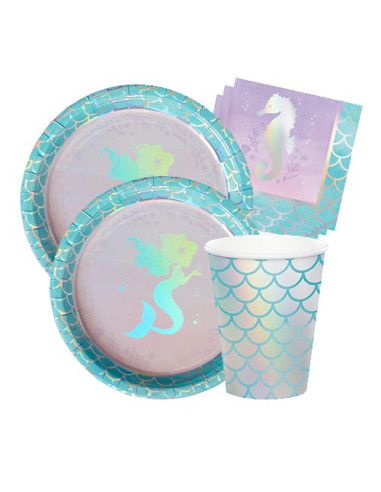 Sirena Mermaid Shine Set festa Super risparmio