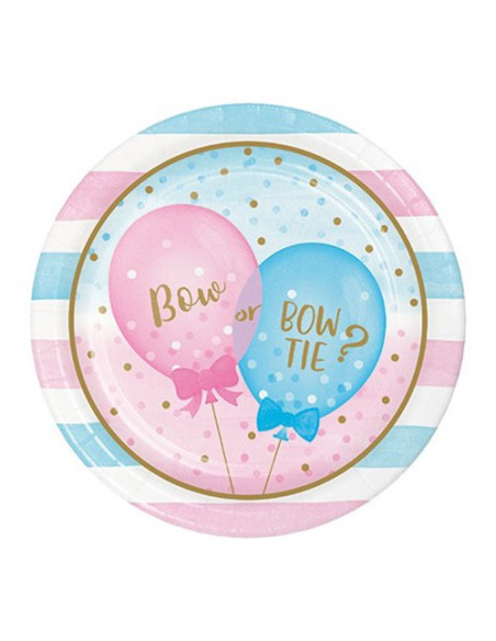 Gender Reveal - Piatti di carta 23 cm