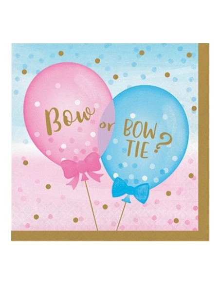 Gender Reveal - Tovaglioli di carta 33x33 cm