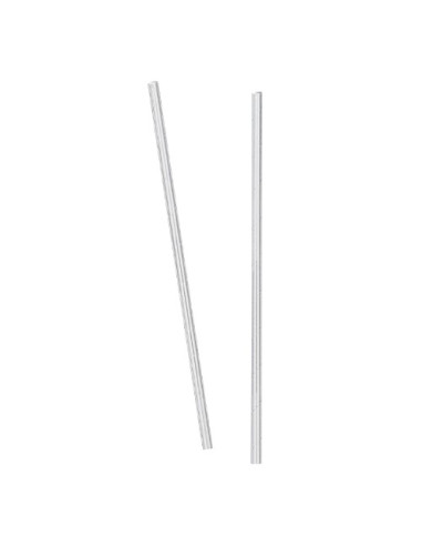 Argento Cannucce di carta 21 cm