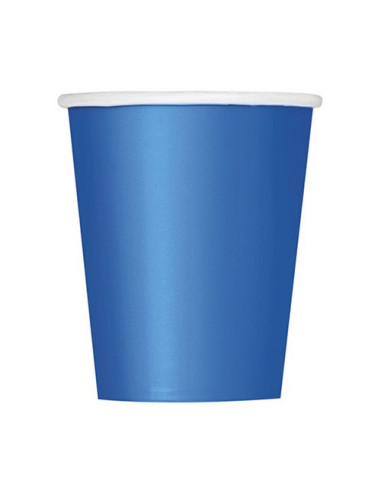 Blu Cobalto - Bicchieri di carta 266 ml