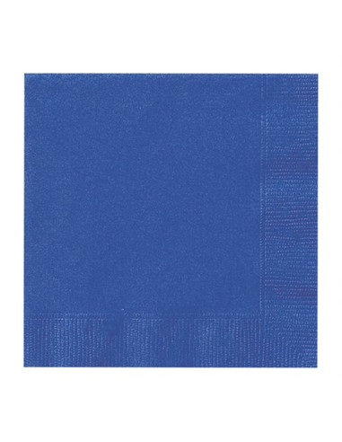 Blu Cobalto - Tovaglioli di carta 33x33 cm