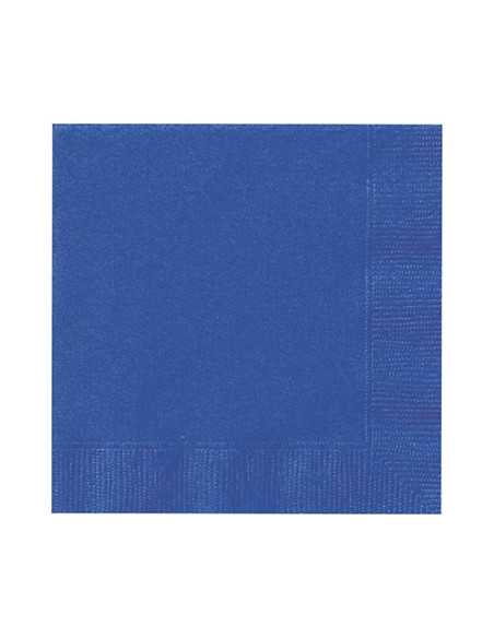 Blu Cobalto - Tovaglioli di carta da buffet 25x25 cm