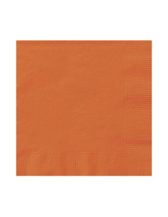 Arancione Tovaglioli di carta da buffet 25x25 cm