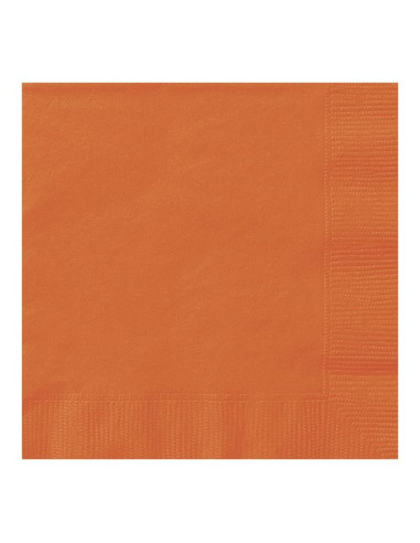 Arancione - Tovaglioli di carta 33x33 cm