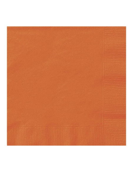 Arancione Tovaglioli di carta 33x33 cm