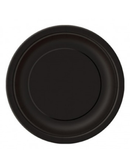 Nero - Piatti di carta 23 cm
