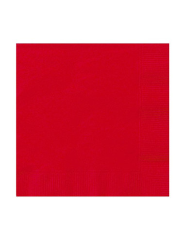 Rosso - Tovaglioli di carta da buffet 25x25 cm